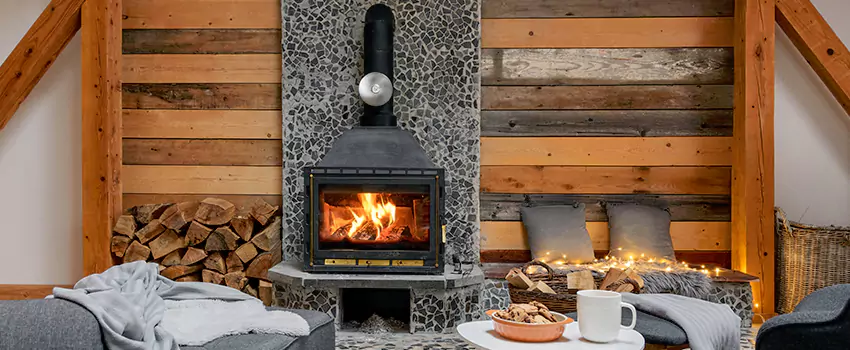 Thelin Hearth Products Direct Vent Gas Stove Fireplace Inspection in Liberty, Missouri